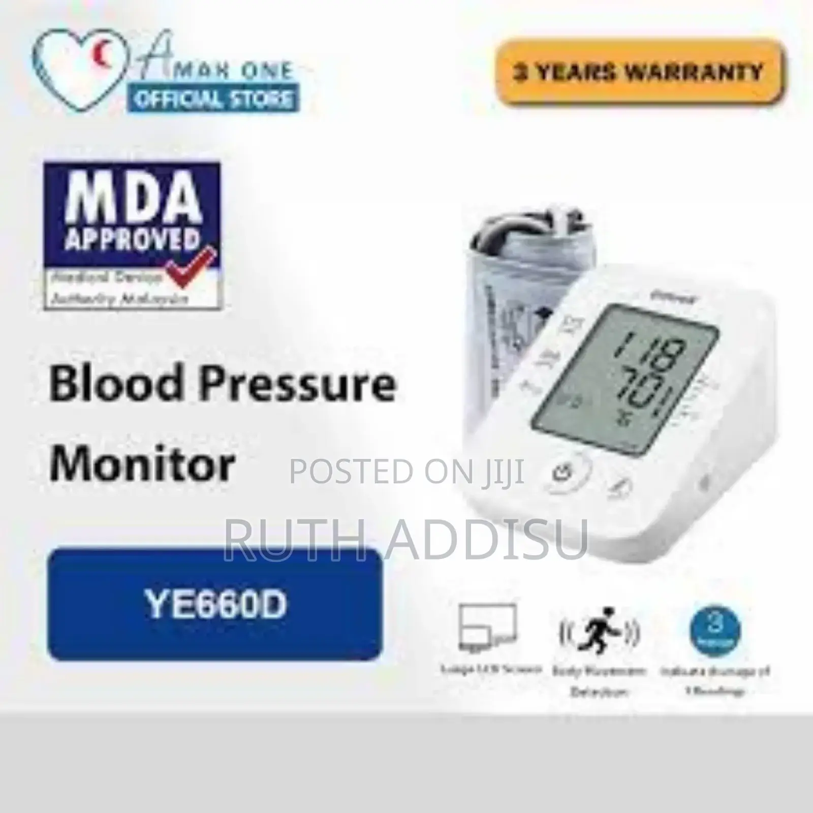 Digital Blood Pressuer Monitor5σbrand New Digital Bp Monitor