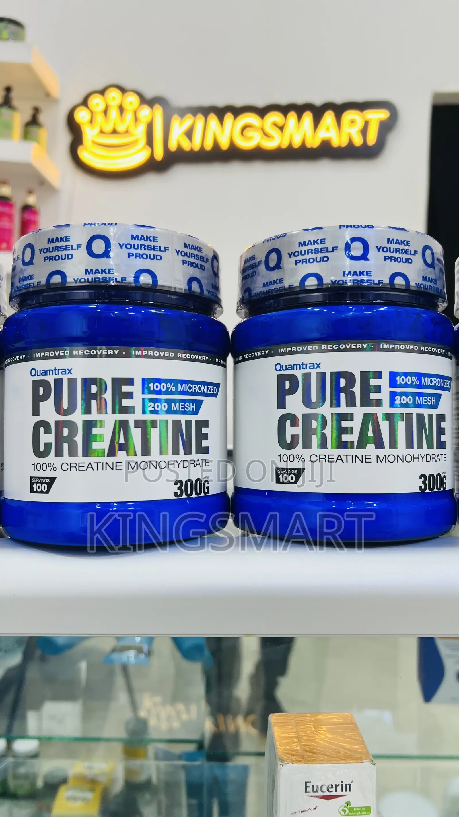 100% Pure Creatine Monohydrate and 100 Servings