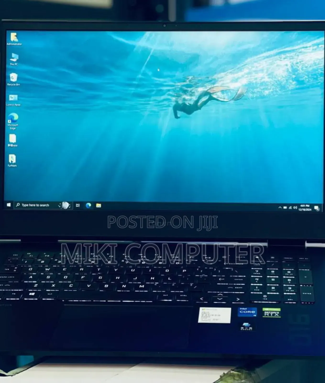 New Laptop HP Omen 15 16GB Intel Core I5 SSD 512GB