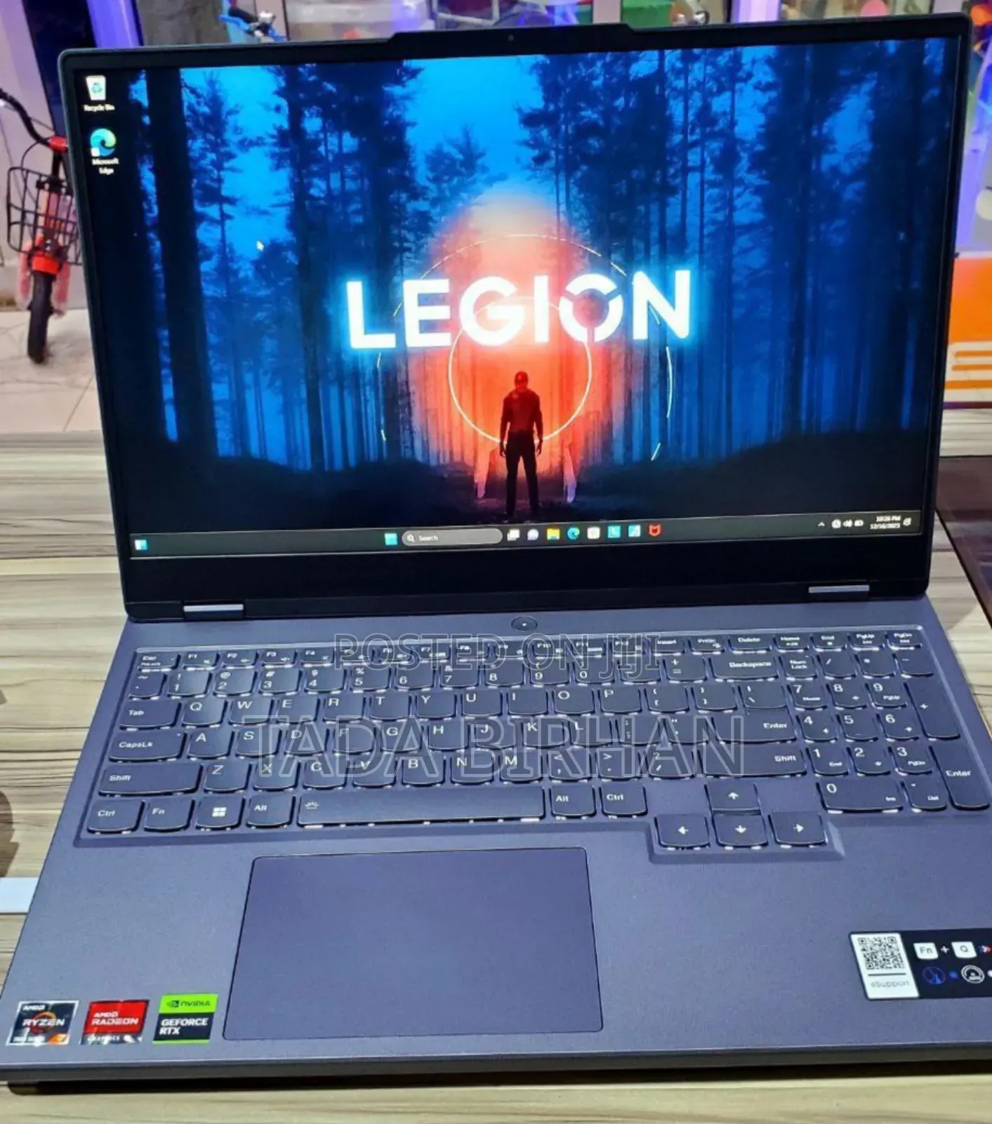 New Laptop Lenovo Legion 5 16GB AMD Ryzen 7 SSD 1T