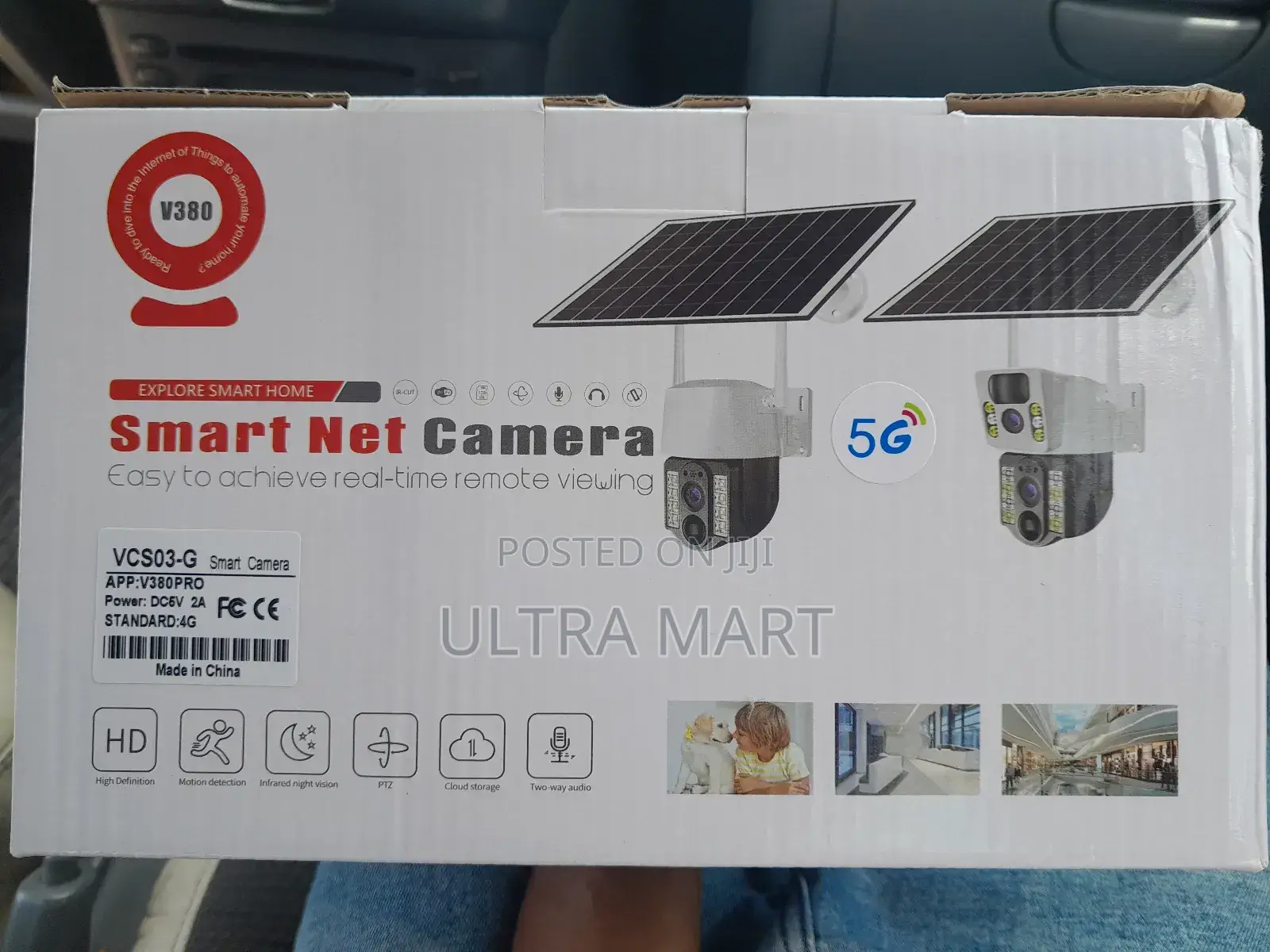 Dual Lens Outdoor Security Camera