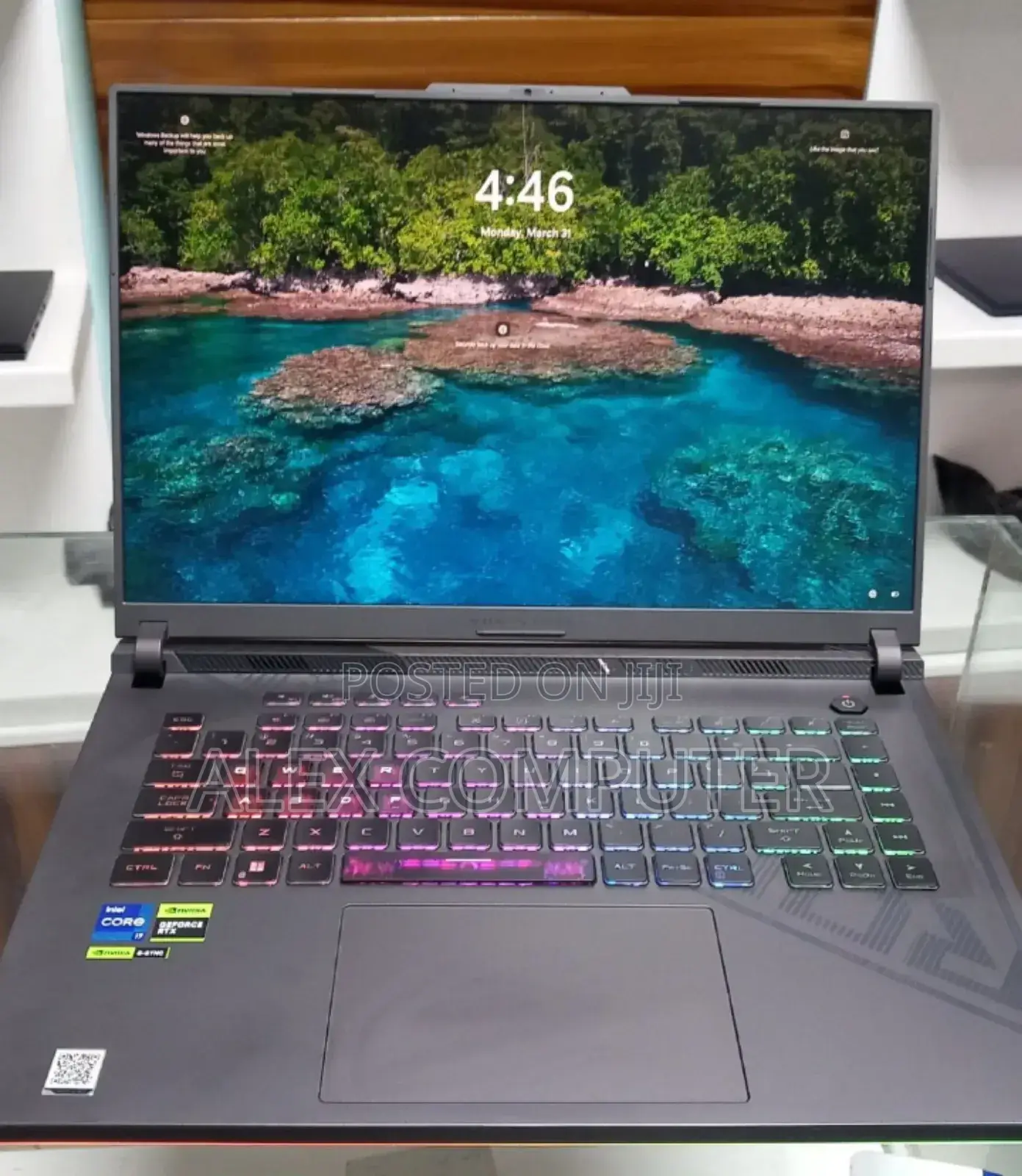 New Laptop Asus ROG Strix G15 16GB Intel Core I7 SSD 1T
