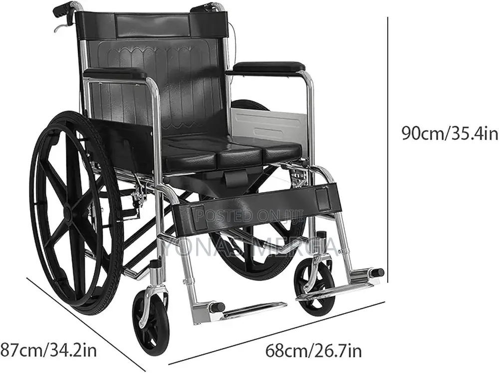 Toilet Wheelchair፶妝bearing 45 * 46cm Seat Width密፮wheelchair