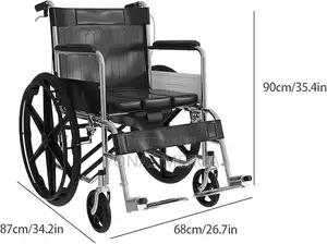 Toilet Wheelchair፶妝bearing 45 * 46cm Seat Width密፮wheelchair