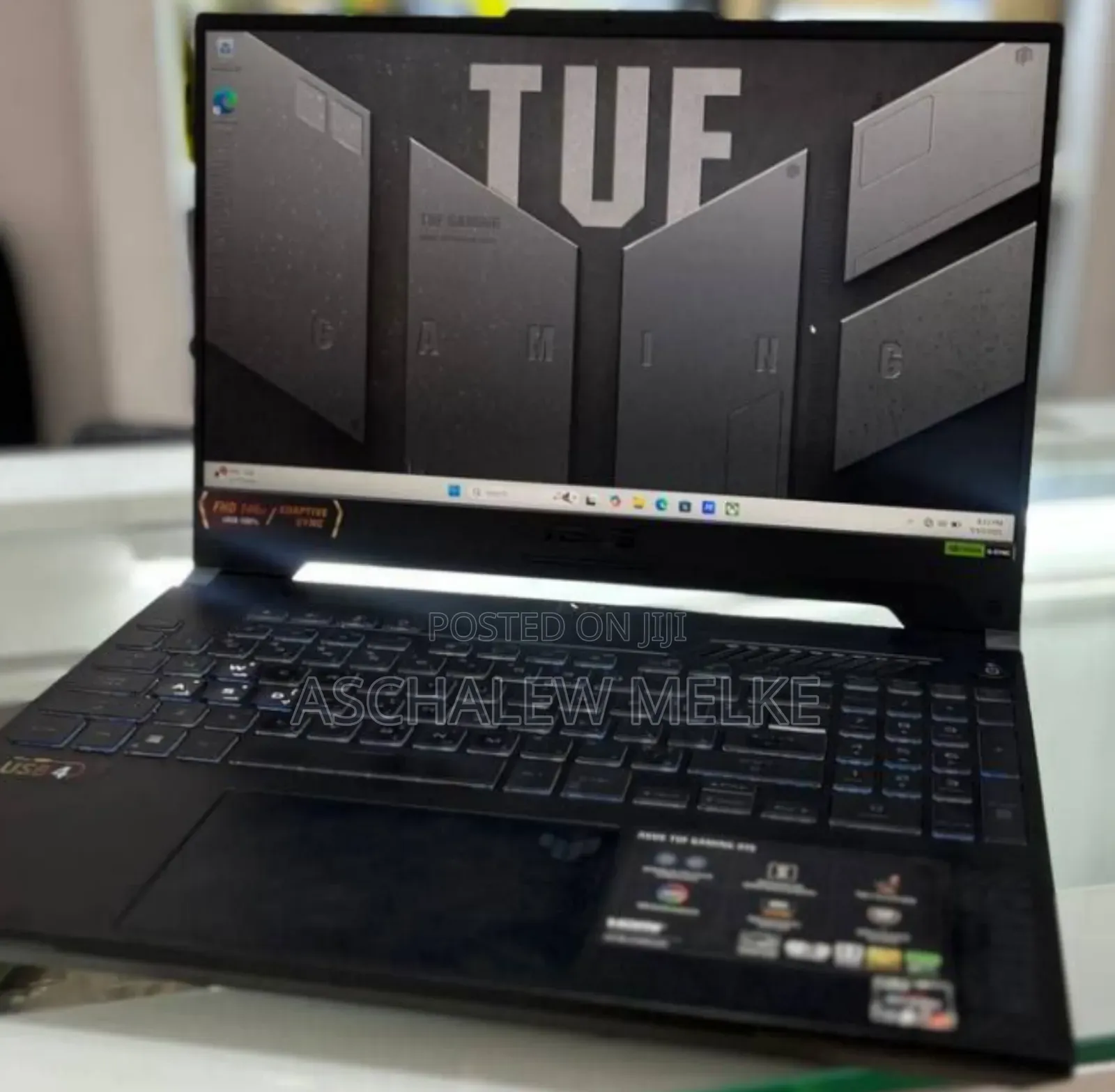 New Laptop Asus TUF Gaming A15 16GB AMD Ryzen 7 SSD 512GB
