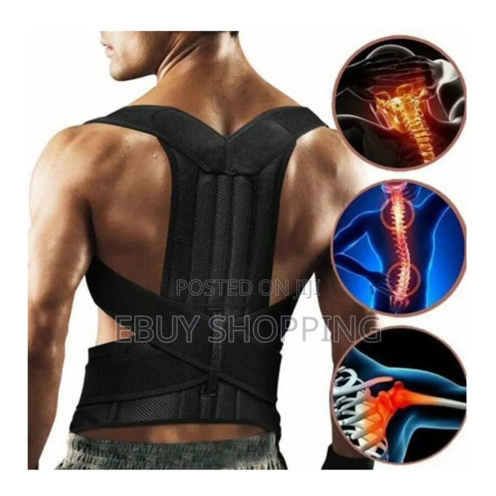 **Adjustable Back Brace – Improve Posture Reduce Pain**