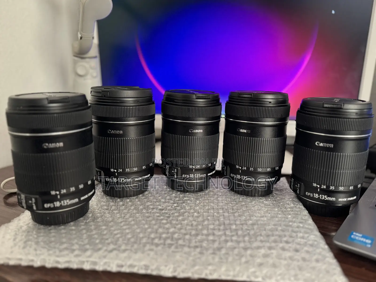 New Canon Efs 18mm-135mm Sliver Ring Lens