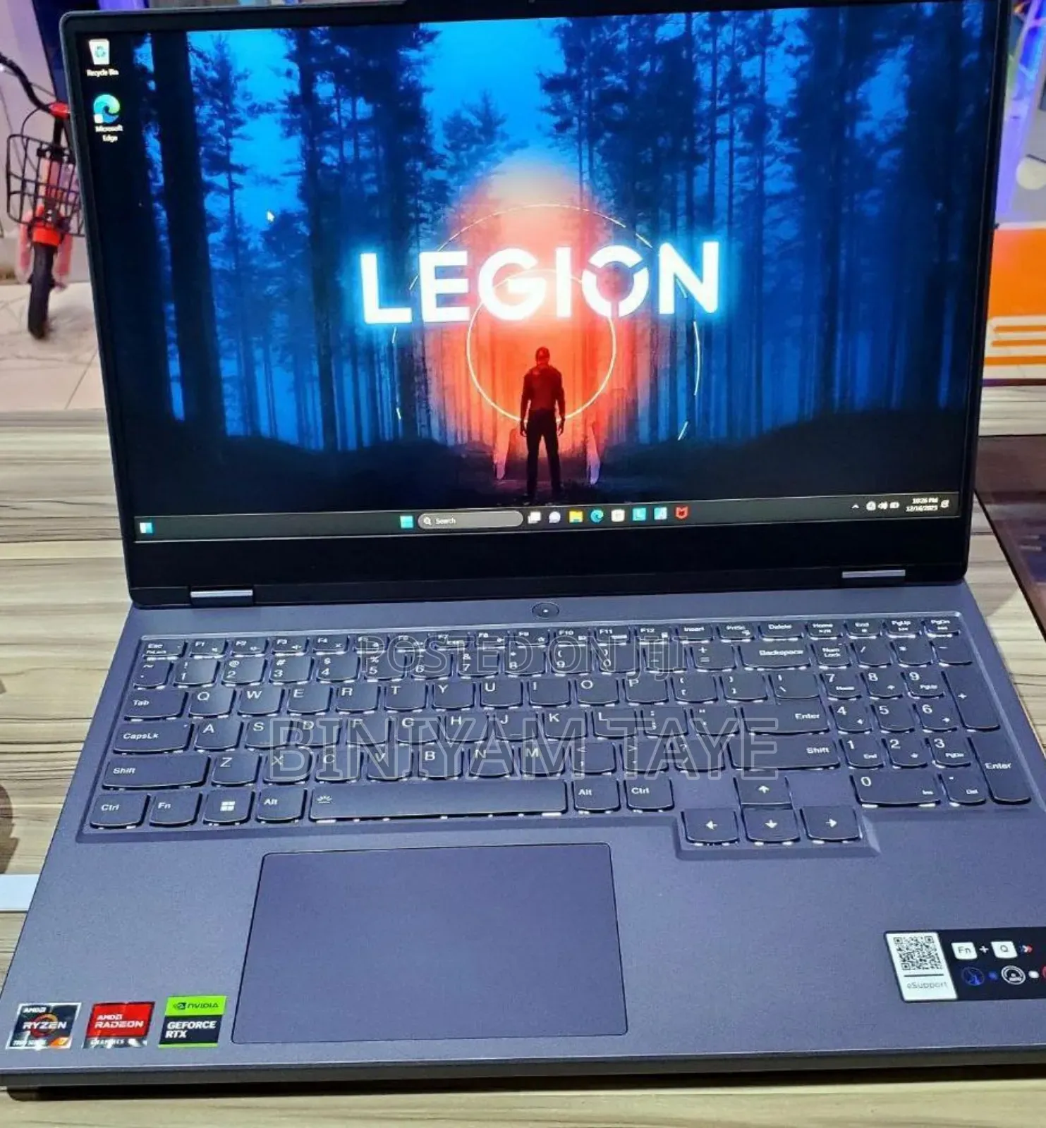 New Laptop Lenovo Legion 5 16GB AMD Ryzen 7 SSD 1T