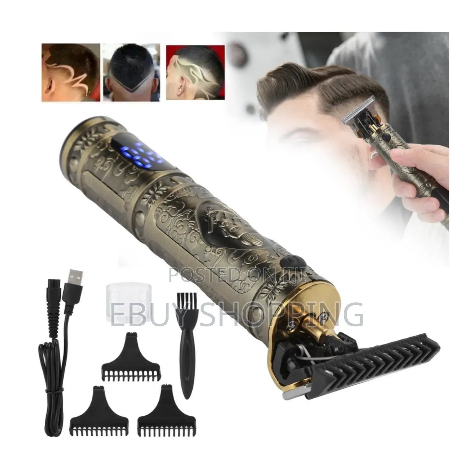 **Adjustable Hair Length Trimmer – Kemei Professional**