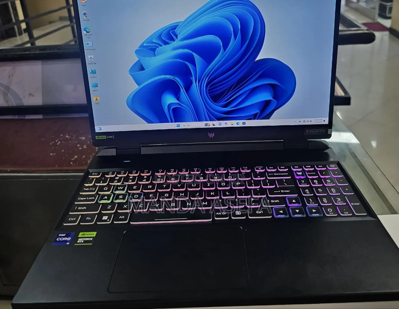 New Laptop Acer Predator Helios 300 16GB Intel Core I9 SSD 1T