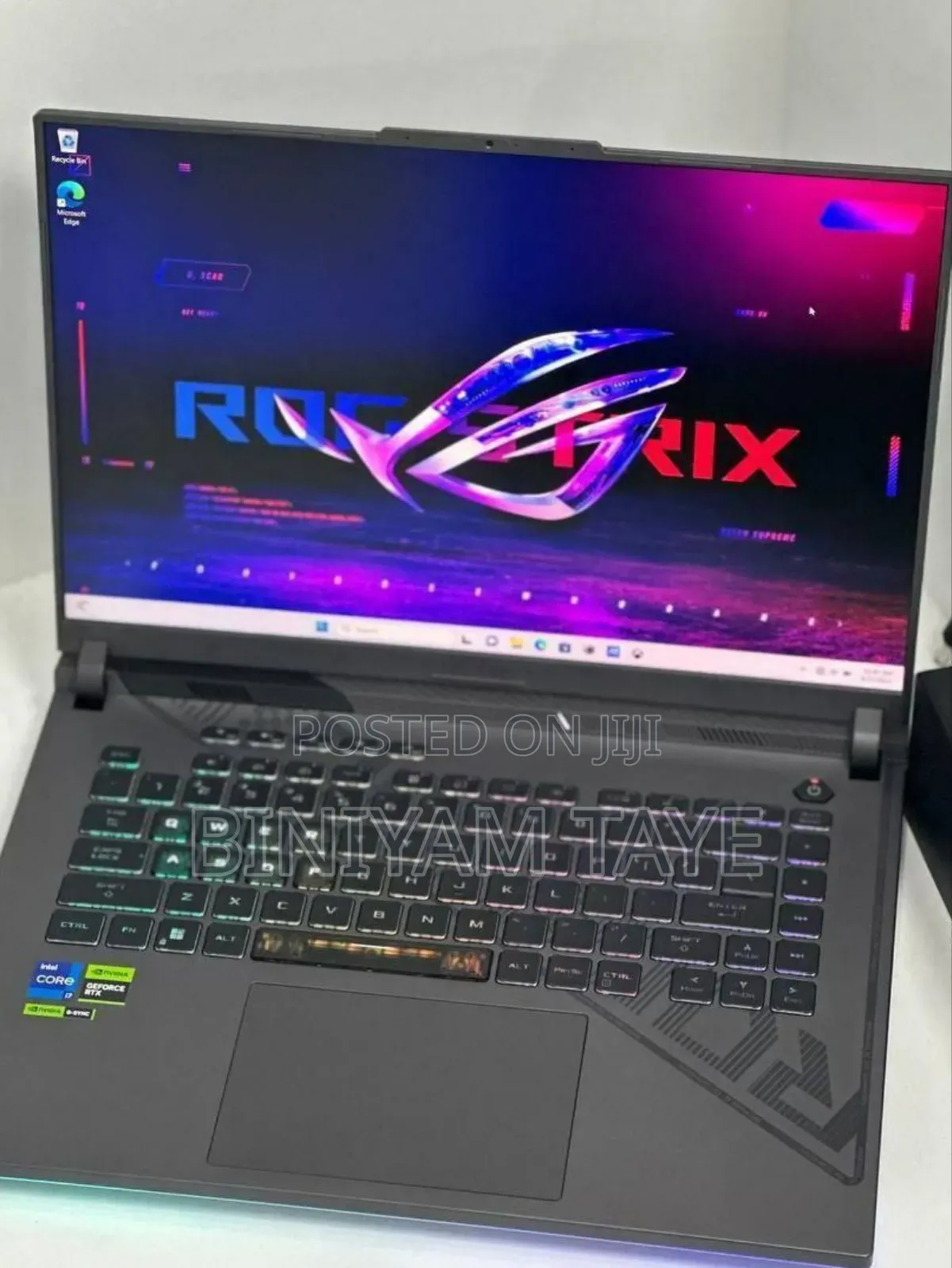 New Laptop Asus ROG Strix G16 G614 16GB Intel Core I7 SSD 512GB