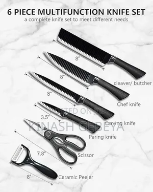6pcs High Quality Knife Set