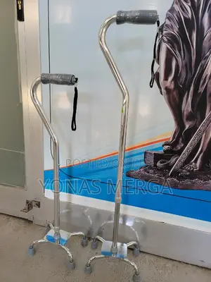 Photo - Essential Medical Supply w1301bl Small Base Quad Cane