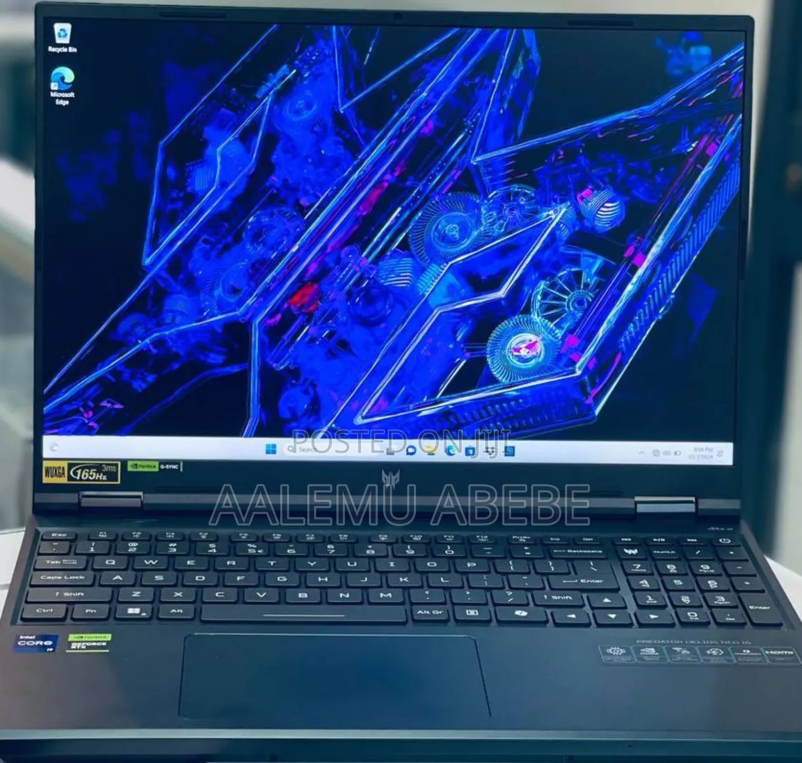 New Laptop Acer Predator Helios Neo 16 16GB Intel Core I9 SSD 1T