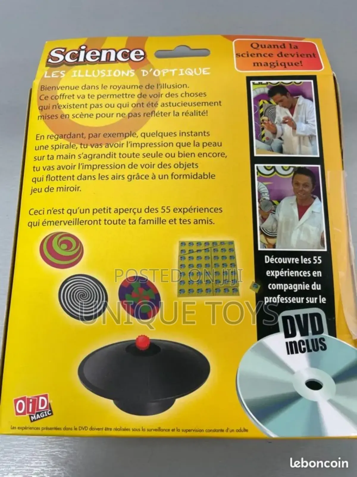 Interactive Magical Science Kits, In French