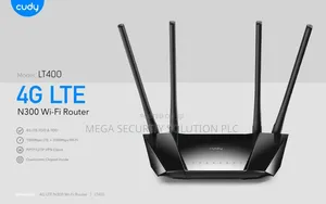 Photo - Sim Card Slot ሲም ካርድ የሚቀበልcudy 4g Wifi Router ከ1 ዓመት ዋስትና ጋር