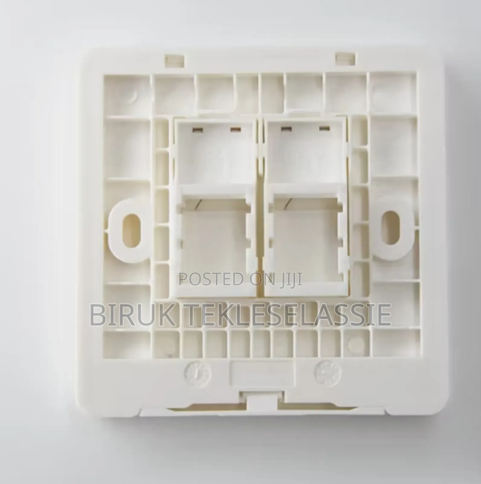 2 Port Rj45 Faceplate Dual Port