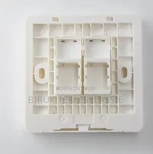 2 Port Rj45 Faceplate Dual Port