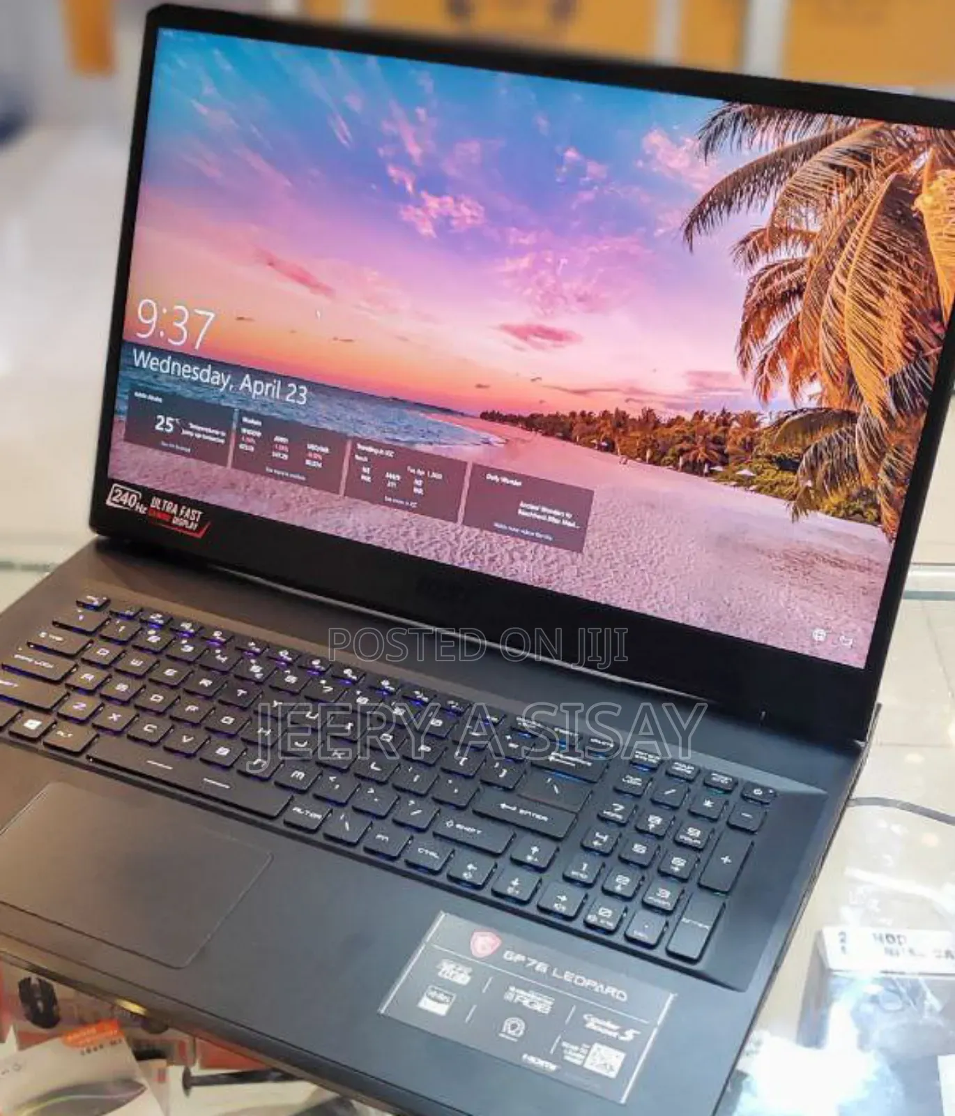 New Laptop MSI GP75 Leopard 16GB Intel Core I7 SSD 1T