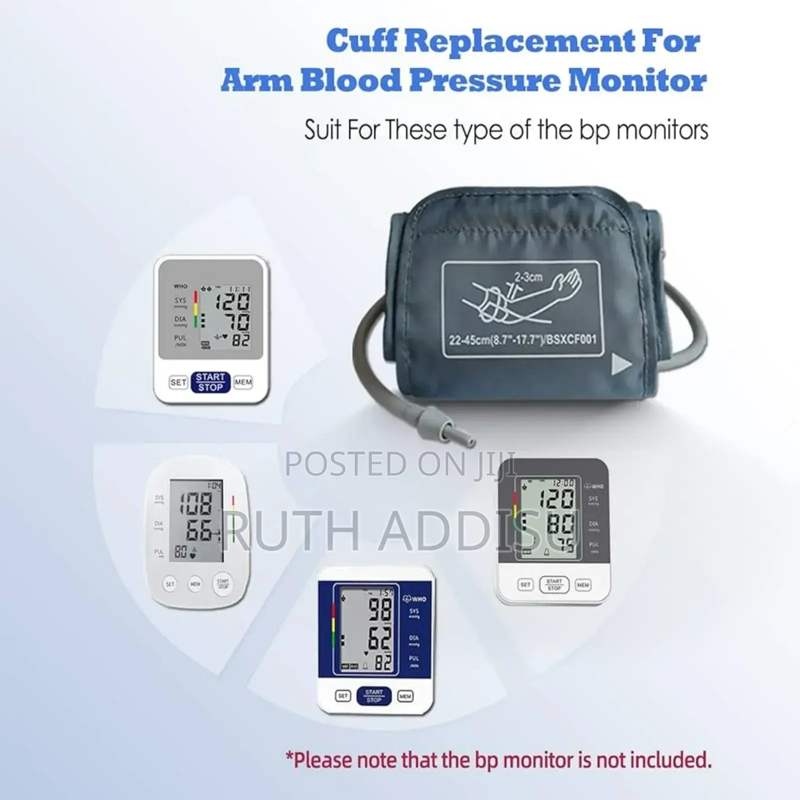 Quality Digital Blood Pressure Monitor With a Large Display.