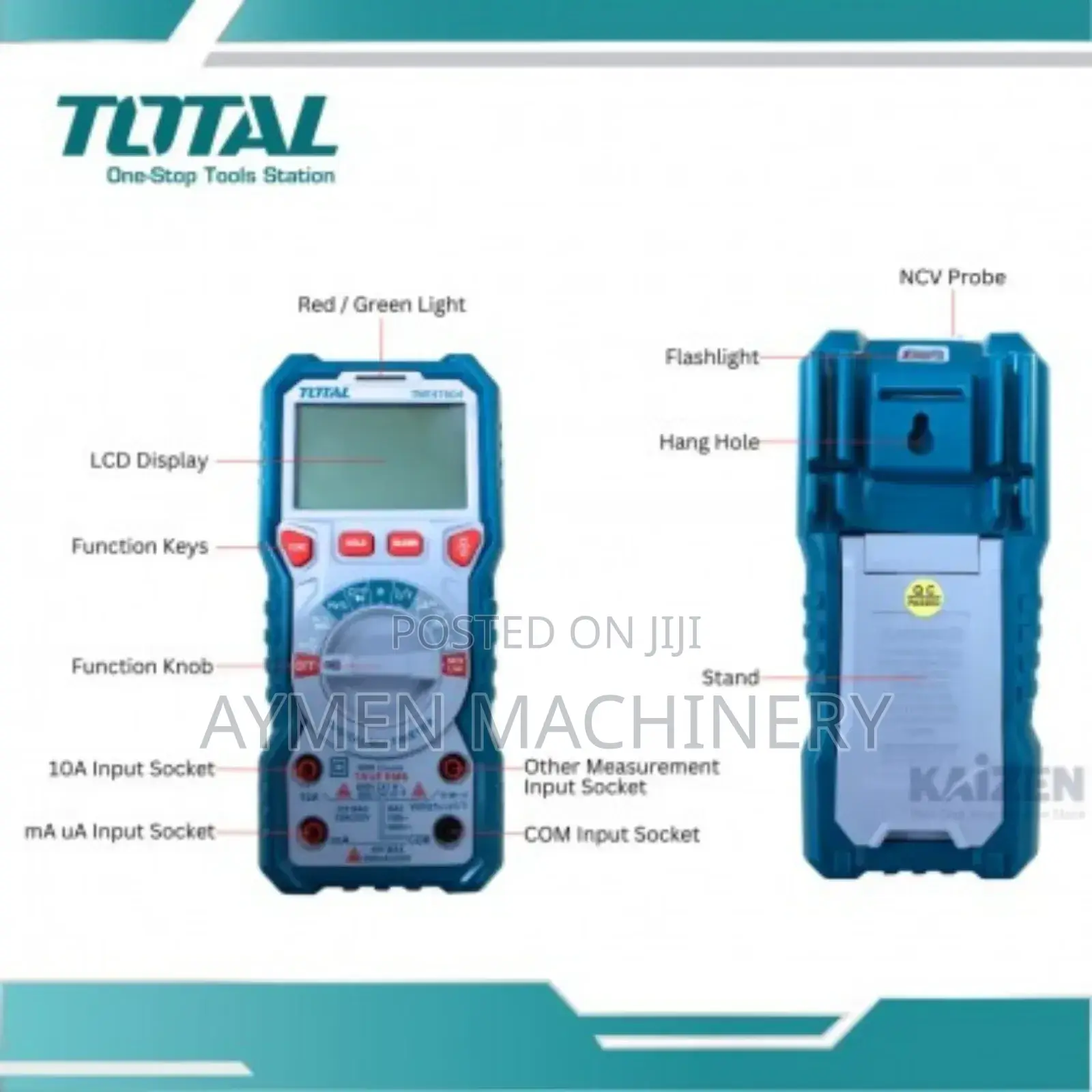 Total Digital Multimeter 1000v መልቲሜትር