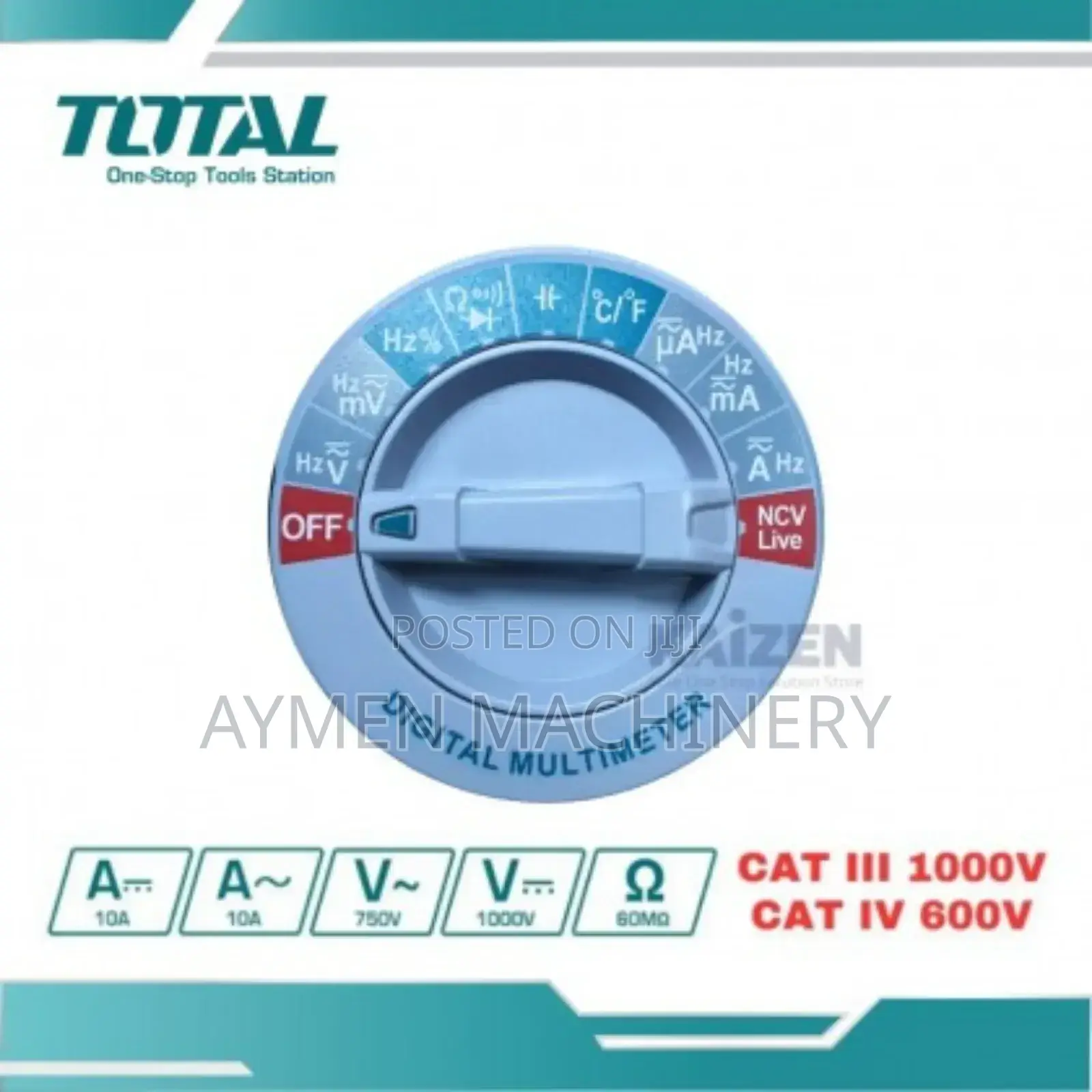 Total Digital Multimeter 1000v መልቲሜትር