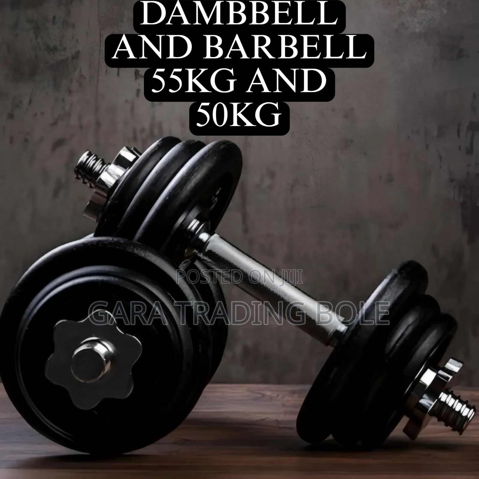50kg Dambbell 2 And Barbell 2