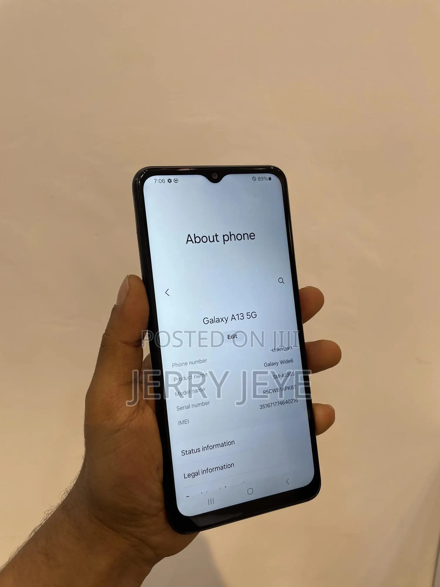 New Samsung Galaxy A13 128 GB Black