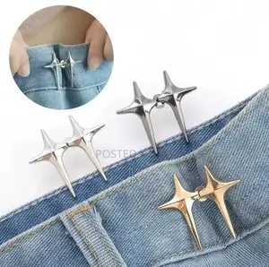 Cross Star Adjustable Trousers Buckles for Jeans