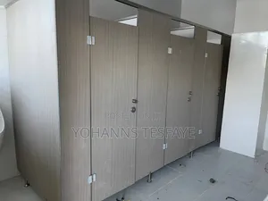 Photo - HPL Board or Panel for Toilet Partition With Full Accessori