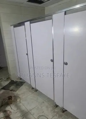 HPL Board or Panel for Toilet Partition With Full Accessori