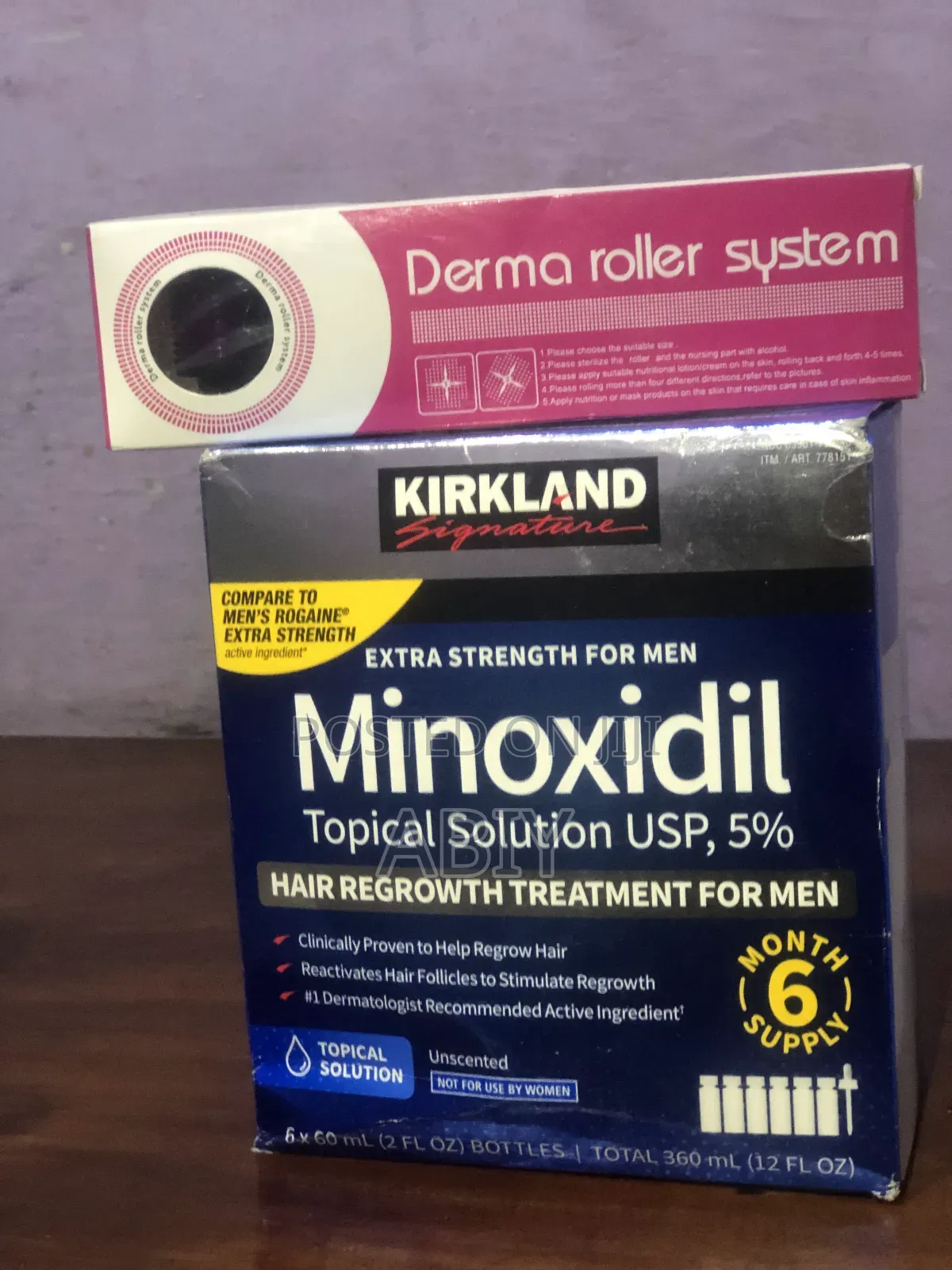Minoxidil + Derma Roller