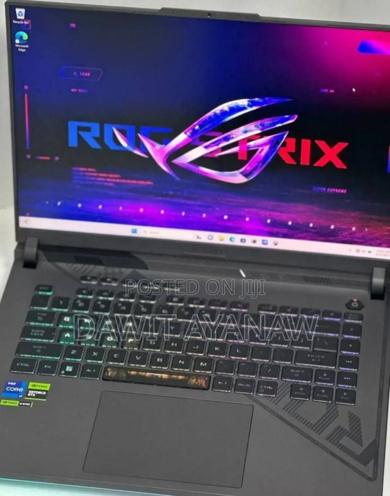 New Laptop Asus ROG Strix G16 G614 16GB Intel Core I7 SSD 512GB