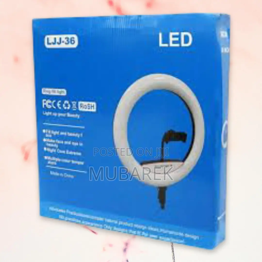 14-Inch Usb Powered Led Ring Light With Multiple Attachments