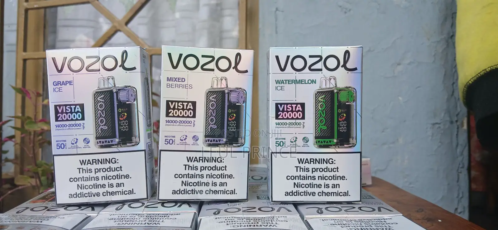 ቮዞል ኢሊክትሪክ ሺሻ Puff