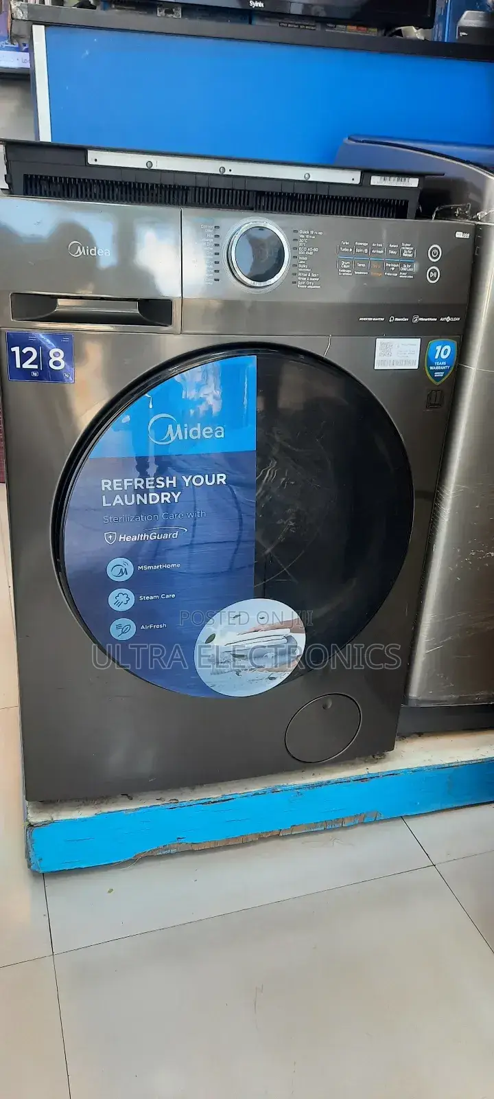 Midea Automatic Front Loader Washing Machine 12.Kg