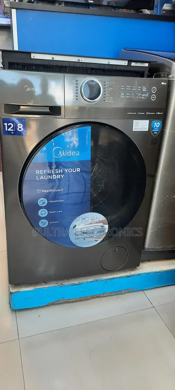Midea Automatic Front Loader Washing Machine 12.Kg