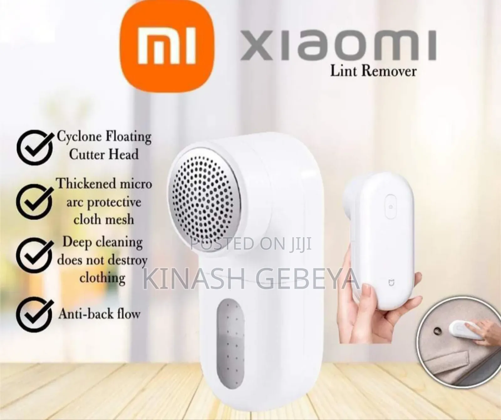 Xiaomi High Quality Portable Lint Remover(የልብስ ጥጥ ማንሻ)