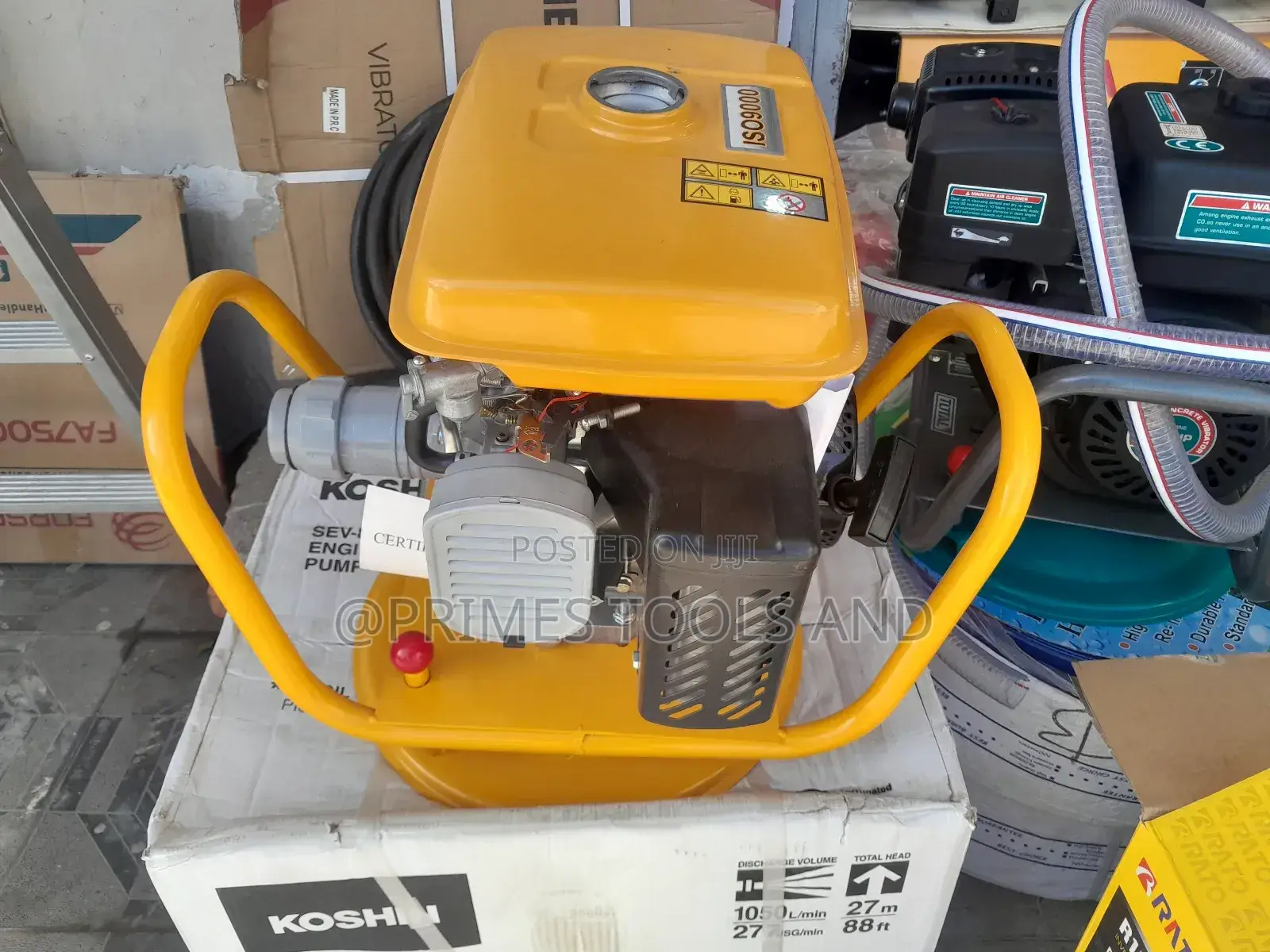 Construction Materials Vibrator Within Hose