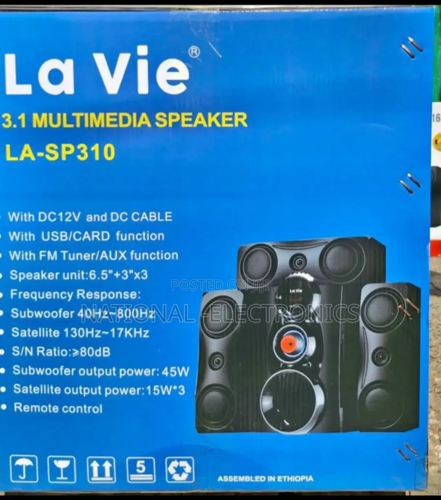 La Vie Multimedia 3.1ch Speakers