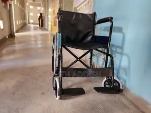 Wheelchair Almunium Leather Seat Wheelchair Brand New Folded