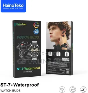 Photo - Haino Teko Germany St-7 Waterproof Smart Watch With Earbuds