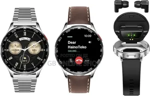 Haino Teko Germany St-7 Waterproof Smart Watch With Earbuds