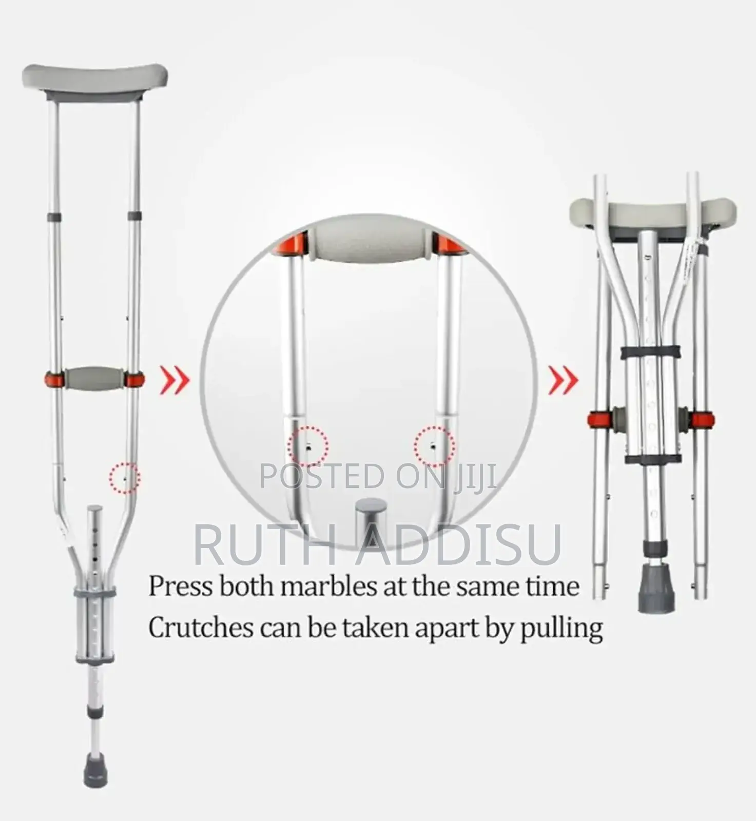 Axillary Bilateral Crutches#1crutches7፹°Crutches9፶¡Crutches