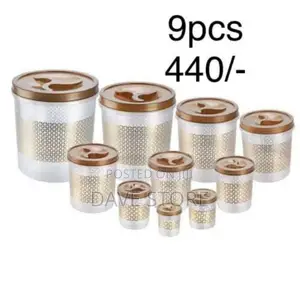 Photo - 9 Pieces Airtight Plastic Containers