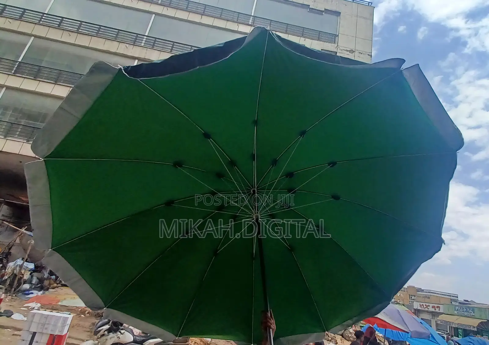 4m Diameter Double Layer Cafe Umbrella | Table Umbrella