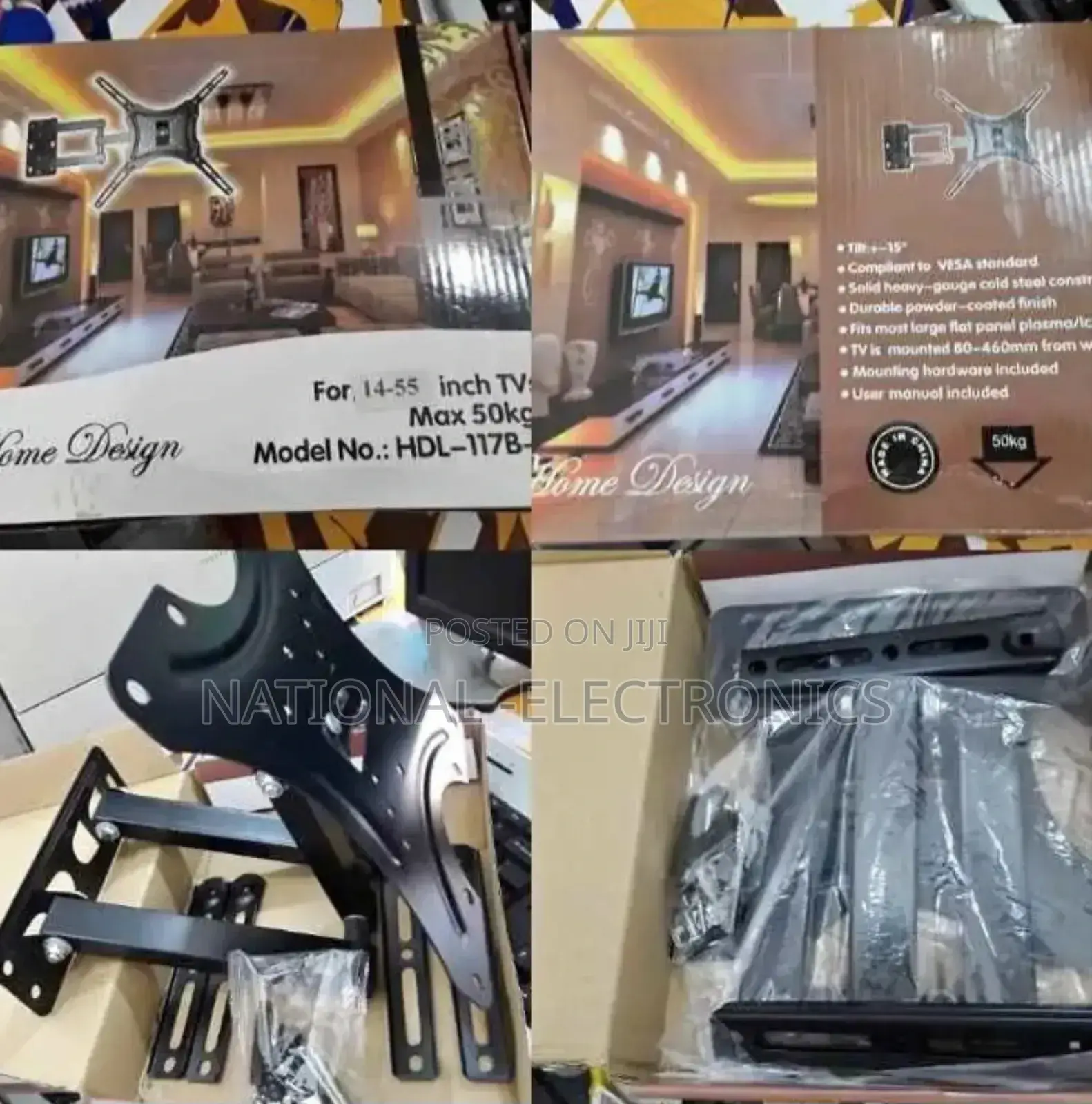 Wall Amount Felix Mskya ተንቀሳቃሽ መስቀያ ከ14 እሰከ 55,