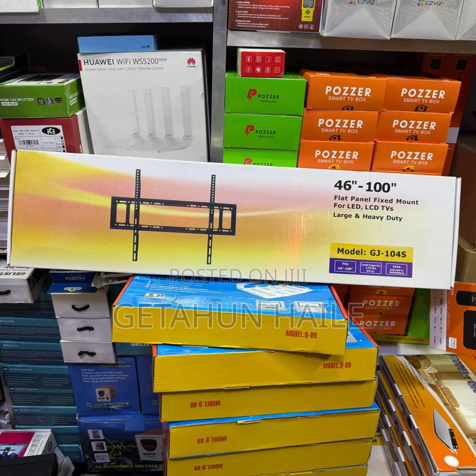 Fixed Tv Wall Mount (ቲቪ መስቀያ 46-100 Inch)