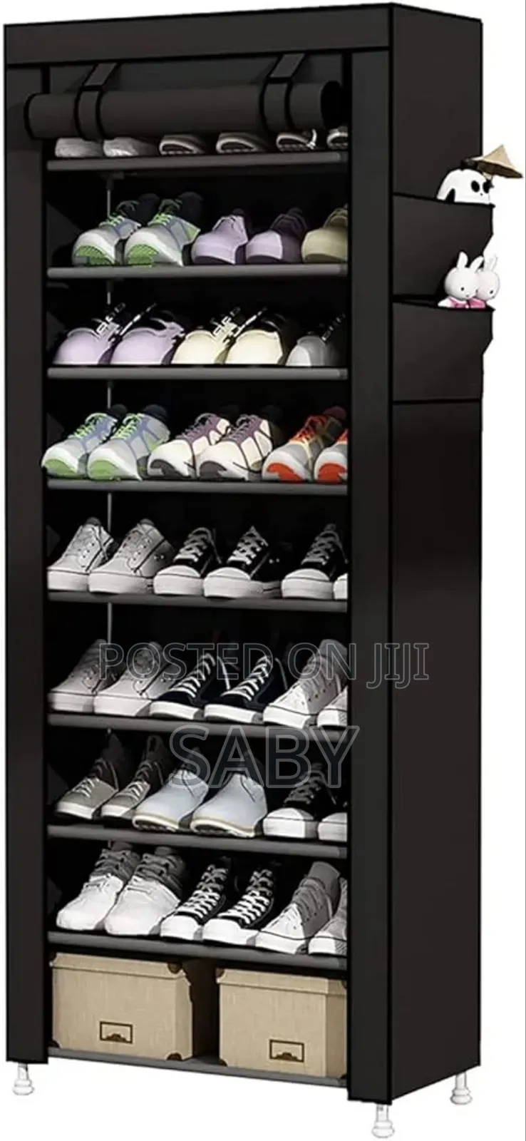በቀላሉ የሚገጣጠም የሚነቃቀል Shoes Rack