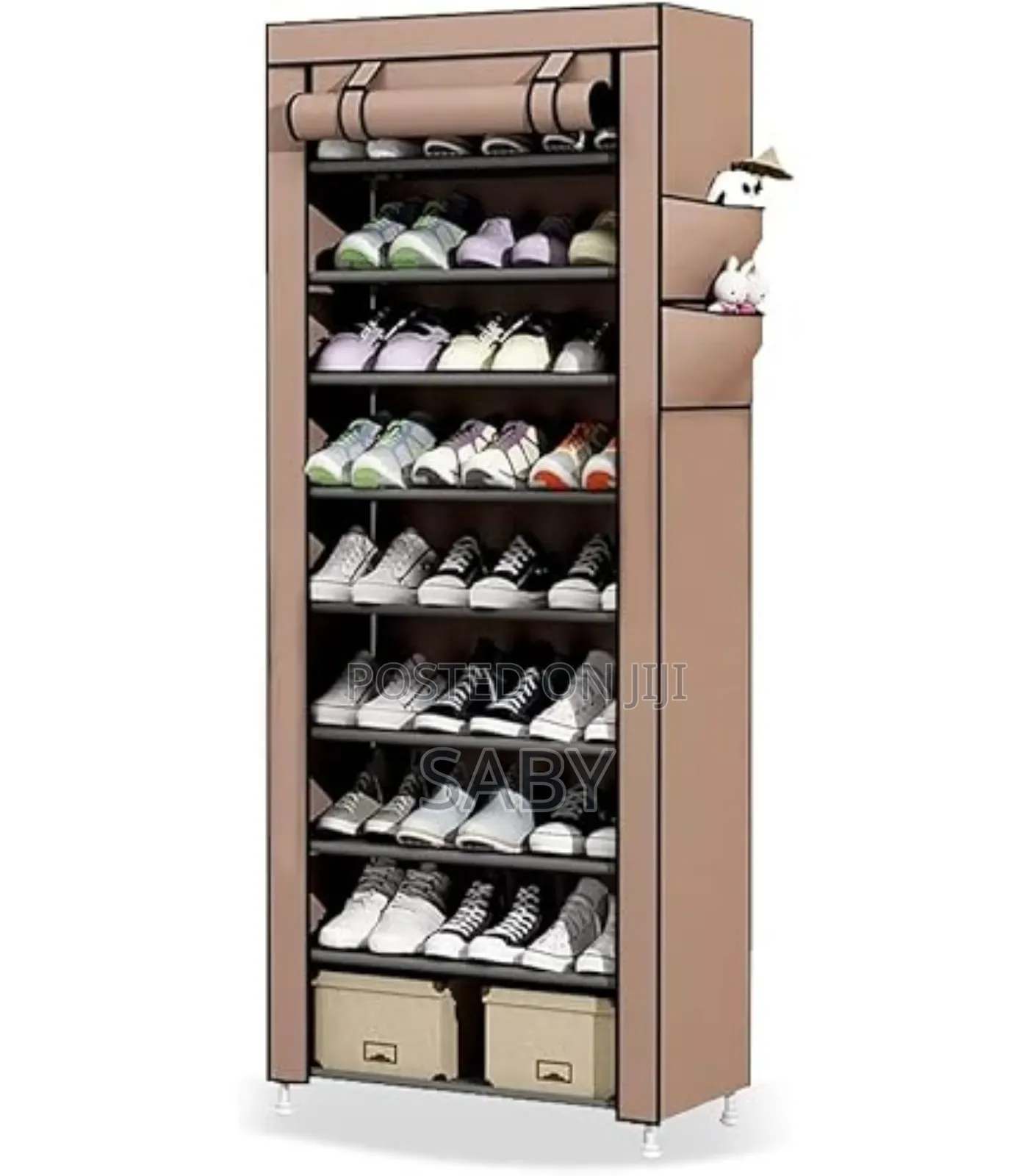 በቀላሉ የሚገጣጠም የሚነቃቀል Shoes Rack